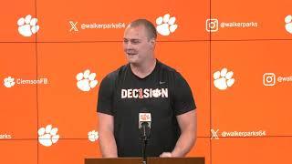 Parks Gets Emotional Talking About Playing Again for Clemson