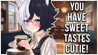 ASMR Roleplay  Flirty Femboy Barista Takes Care Of You 