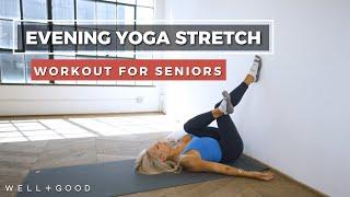 Relaxing Evening Yoga Stretch for Seniors  Trainer of the Month Club  Well+Good