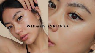 WINGED EYELINER MAKEUP LOOK