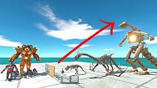 Skeleton Godzilla Evolution Door Challenge  Mutant Primates vs Skeleton Godzilla Team - ARBS