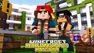 Minecraft Adventure - ROPO & JACK REBUILD ROPOS HOUSE