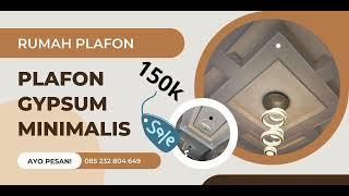 plafon gypsum minimalis