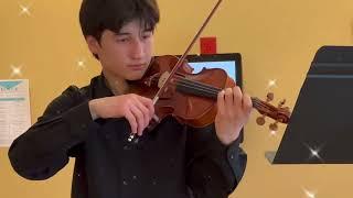  Oliver Wu enchants with Kreisler’s “Liebesleid” at Keswick Multi-Care Center  July 5th 2024. 