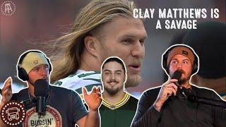 David Bakhtiari Shares A SAVAGE Story About Clay Matthews   Bussin With The Boys #052