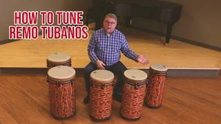 How to Tune your Remo Key-Tuned Tubanos