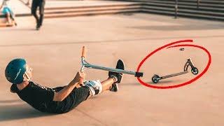 HIS SCOOTER SNAPPED  KOTASODE 9 Malaga Skatepark