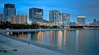 Evening Walk in Tokyo Odaiba Japan • 4K HDR