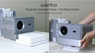 Wanbo projector adapter plate and desktop stand are now available#wanbo #projector #davinci1pro