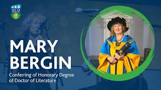 Dr Mary Bergin UCD Honorary Degree Recipient 18 March 2022