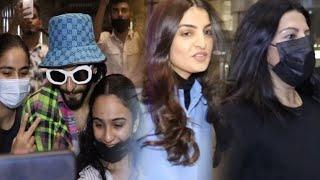 Ranveer Singh Ritika Bhavnani and Anju Bhavnani Spotted at Mumbai Airport  Shudh Manoranjan