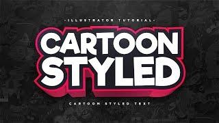 Illustrator Tutorial - Creating Cartoon Styled 3D Text  FezoDesigns