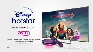 Promo THE MARVELS  Disney+ Hotstar by New Astro Box