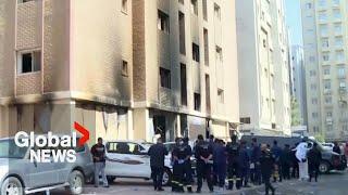 Kuwait building fire At least 49 foreign workers dead