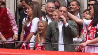 Hau ab Müller - Franck Ribery rockt Meisterfeier FC Bayern