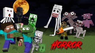 Monster School  All Horror Challenge Season 4 - Minecraft Animation