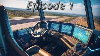 DAY 1 AS A TRUCKER  - American Truck Simulator Episode 1