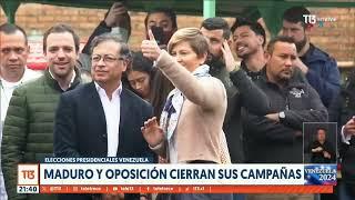 Elecciones presidenciales en Venezuela Maduro y Oposición cierran sus campañas