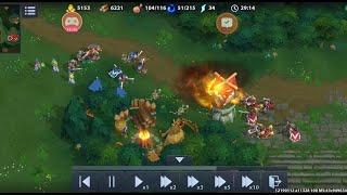 War Legends RTS  Gameplay Hero Bombardier VS Sniper Biker Windmage Who Win Siapa Yang Menang?