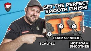 How to Get a Smooth Bottom on your Foam Insert