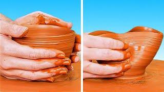 Mesmerizing Pottery Satisfying Process Of Making Clay Pots