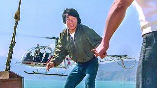 Jackie Chan takes down a Chopper amazing stunt work  The Protector  CLIP