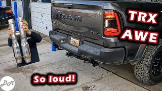 Ram TRX – AWE 0FG Exhaust  Install and Review