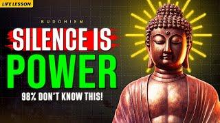 SILENCE IS POWER  How to Master Silence? - Best Ever Motivation  Buddhism