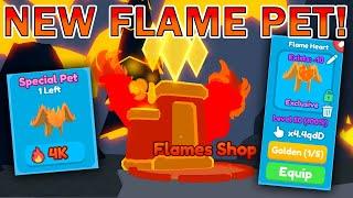 I GOT THE *NEW* FLAME PET IN REBIRTH CHAMPIONS X ROBLOX