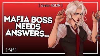 ASMR i dont believe your pretty and dumb act... mafia boss needs answers f4f sapphic