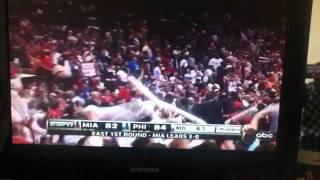 Lou Williams scores game winning shot vs Heat in Game 4