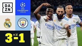 Mentalitätsmonster Real bucht Finalticket Real Madrid - Man City 31  UEFA Champions League  DAZN