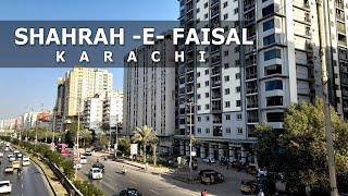 Shahrah-e-Faisal Road Karachi Walking Tour