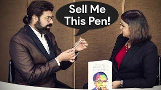 How To Sell Anything To Anyone - SELL ME THIS PEN -  Sales Training Tips & Techniques