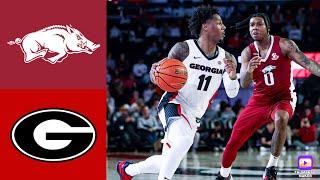 Georgia Hoops Highlights vs Arkansas  2024 SEC Basketball Highlights  11024