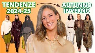 TENDENZE MODA AUTUNNO INVERNO 2024-2025