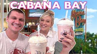 The BEST Universal Orlando Hotel? Cabana Bay Review  Full Room Tour Shakes Shop Bowling Drinks