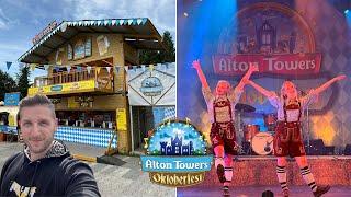 Alton Towers Vlog September 2024  Oktoberfest & Scarefest Updates