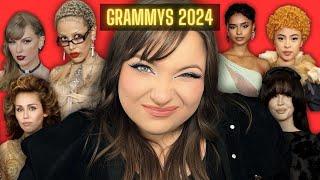 Makeup Artist Reviews Celeb Red Carpet Makeup At Grammys 2024