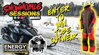 Wild times with SWANKY CAT  Snowmobile Sessions Live  Episode 24