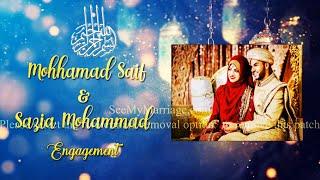 Islamic Engagement Video Invitation  Muslim WhatsApp Invitation