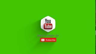 Intro YouTube Logo Green screen youtube promo template free 2019