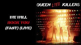 Queen - We Will Rock You fast live Unofficial Music Video