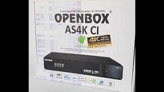 Обзор меню Openbox AS4K CI Pro UHD + мой отзыв.