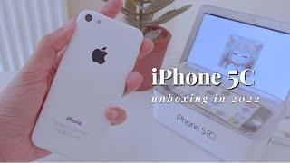 Unboxing iPhone 5c in 2022 + Charging Dock Aesthetic