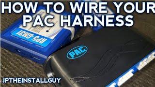 How to Wire your Pac Wire Harness