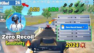 Pubg Lite Zero Recoil Sensitivity Settings Full Guide 2024  Pubg Lite Sensitivity Settings 2024 