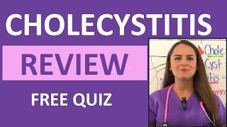 Cholecystitis Nursing NCLEX Pathophysiology Symptoms T-Tube & Cholecystostomy