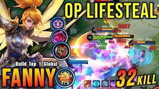 32 Kills MVP 17.9 Points Fanny 0.5 Sec Delete Build - Build Top 1 Global Fanny  MLBB