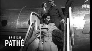 Yvonne De Carlo Arrival In Rome AKA Yvonne De Carlo In Rome 1949